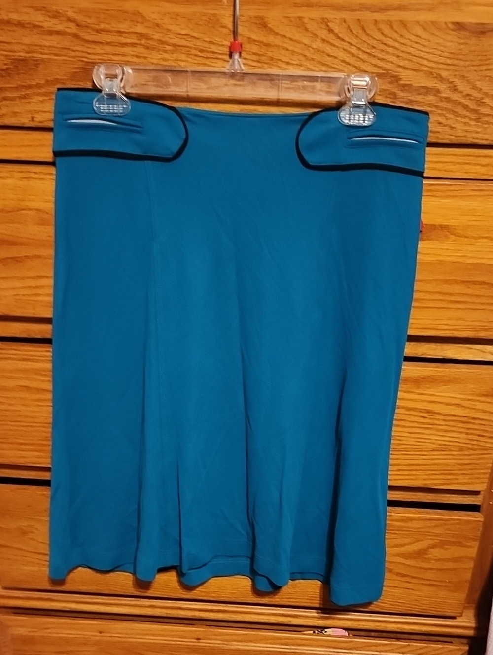 ETRO Teal A-Line Knee-Length Women's Skirt